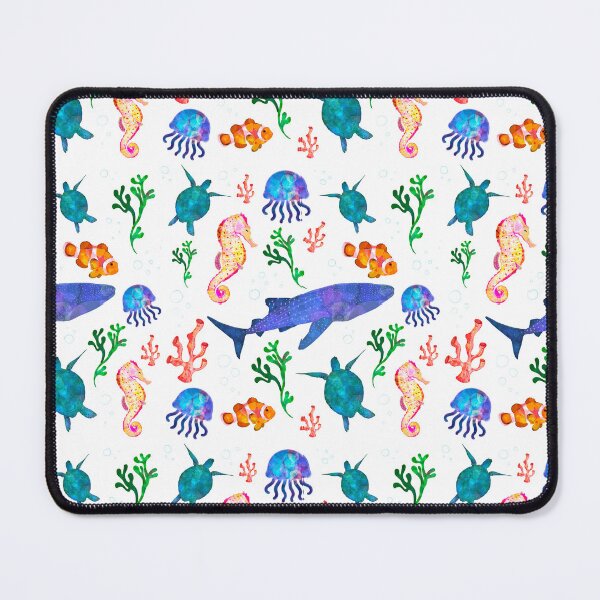 Item preview, Illustrative Marine Life Pattern designed and sold by Clover Crow.
