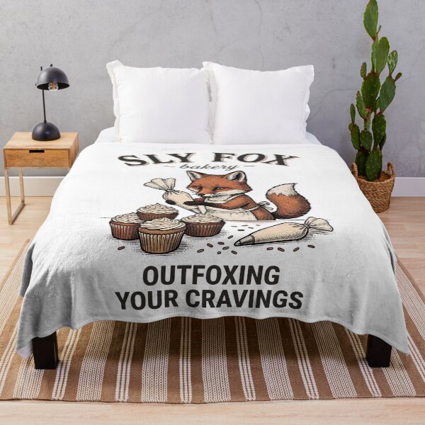 Item preview, Adorable Fox Chef Cupcake Baker Woodland Bakery Artwork designed and sold by StickerNestYou.