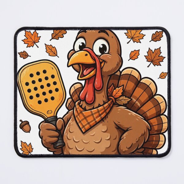 Item preview, Pickleball Thanksgiving Turkey designed and sold by FitEnvy.