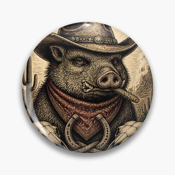 Item preview, Most Wanted Desert Outlaw – Javelina Arizona Western designed and sold by Art-Arcade6.