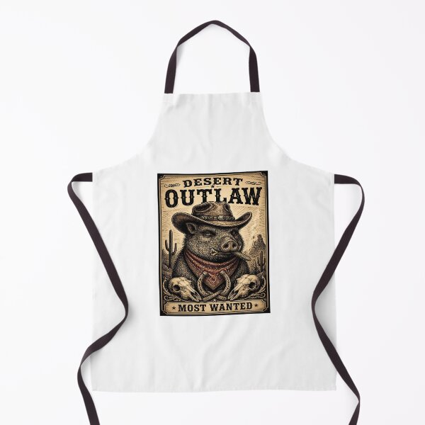 Item preview, Most Wanted Desert Outlaw – Javelina Arizona Western designed and sold by Art-Arcade6.