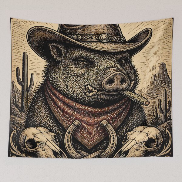 Item preview, Most Wanted Desert Outlaw – Javelina Arizona Western designed and sold by Art-Arcade6.