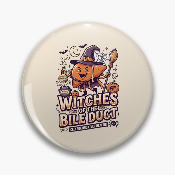 Item preview, Witches of the bile duct - Celebrating liver health! - Halloween for hepatologists designed and sold by ParadoxParadox.