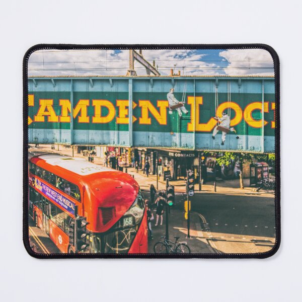 Item preview, Camden Lock and Red Bus, London designed and sold by balazsromsics.