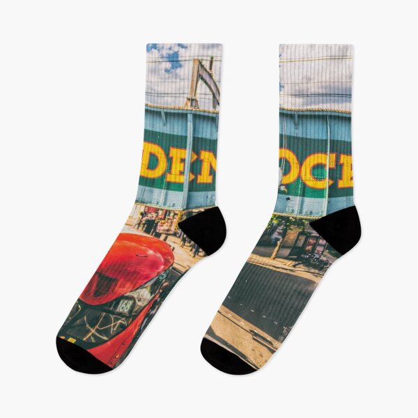 Item preview, Camden Lock and Red Bus, London designed and sold by balazsromsics.