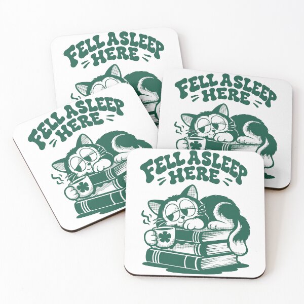 Item preview, Fell Asleep Here Vintage Rubber Hose Cat T-Shirt designed and sold by Hotfresh.