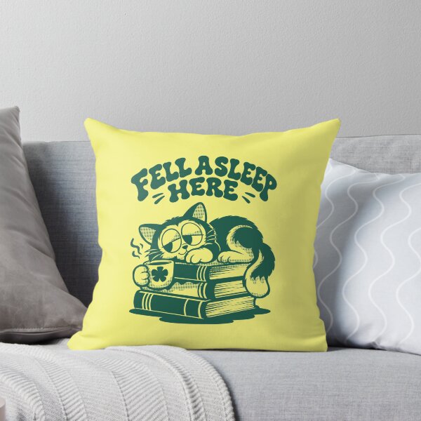 Item preview, Fell Asleep Here Vintage Rubber Hose Cat T-Shirt designed and sold by Hotfresh.