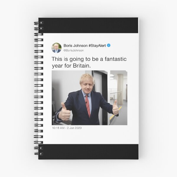 Item preview, This Is Going To Be A Fantastic Year For Britain Tweet By Boris Johnson designed and sold by Tsofay.