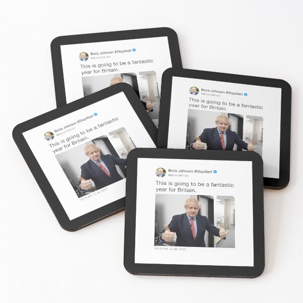 Item preview, This Is Going To Be A Fantastic Year For Britain Tweet By Boris Johnson designed and sold by Tsofay.