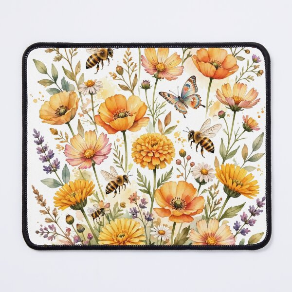 Item preview, Pollinators Bees and Butterflies designed and sold by FitEnvy.