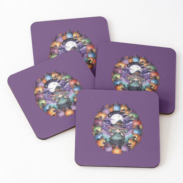 Item preview, Cute Witch Creating Magical Moments With Toads designed and sold by taiche.