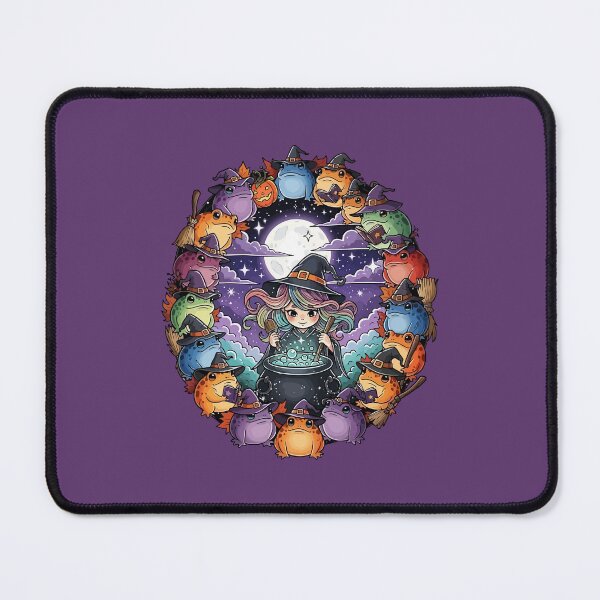 Item preview, Cute Witch Creating Magical Moments With Toads designed and sold by taiche.