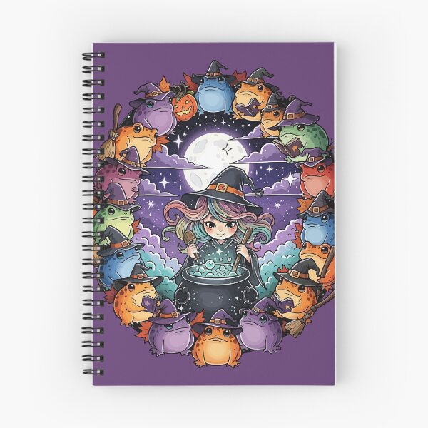 Item preview, Cute Witch Creating Magical Moments With Toads designed and sold by taiche.