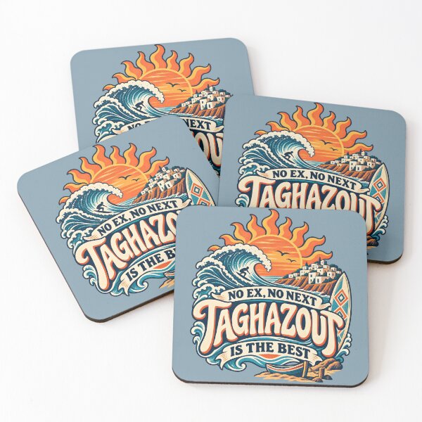 Item preview, Taghazout Morocco Retro Surf – Vintage Atlantic Wave designed and sold by AmiGraph.