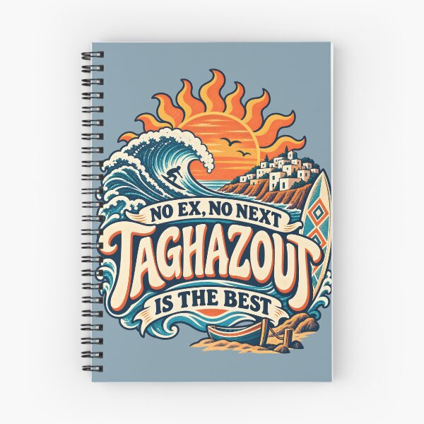Item preview, Taghazout Morocco Retro Surf – Vintage Atlantic Wave designed and sold by AmiGraph.
