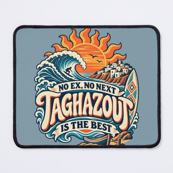 Item preview, Taghazout Morocco Retro Surf – Vintage Atlantic Wave designed and sold by AmiGraph.