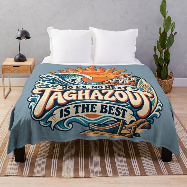 Item preview, Taghazout Morocco Retro Surf – Vintage Atlantic Wave designed and sold by AmiGraph.