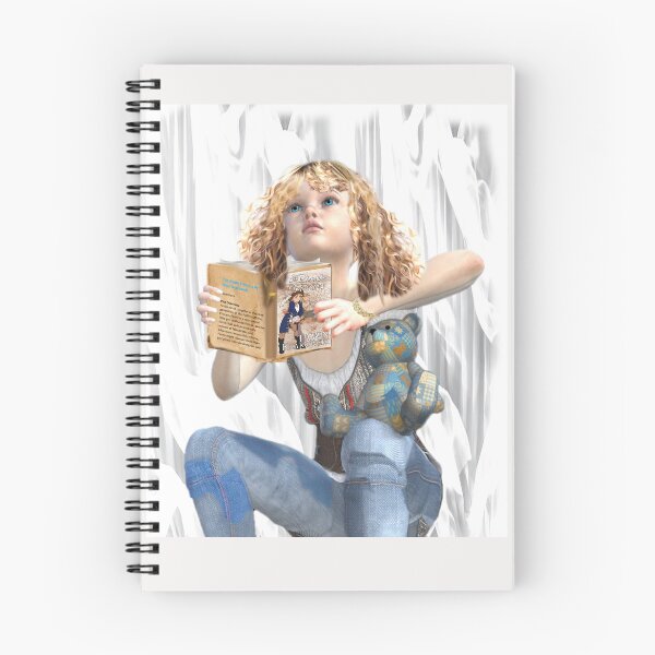 Item preview, Girl Reading Tawn Krakowski’s Princess Pirate Book with Teddy Bear designed and sold by Patricia Brown.