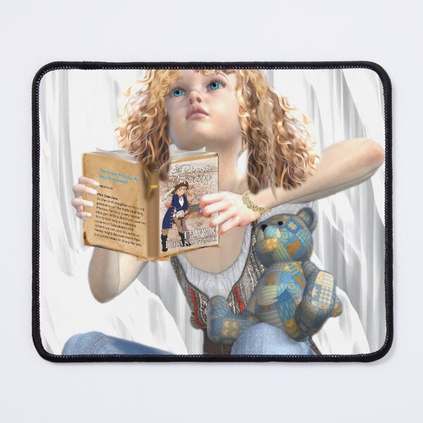 Item preview, Girl Reading Tawn Krakowski’s Princess Pirate Book with Teddy Bear designed and sold by Patricia Brown.