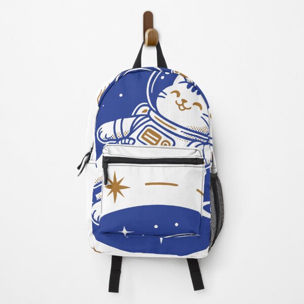 Item preview, Cosmic Astro Cat Flying Fish Retro designed and sold by Hotfresh.