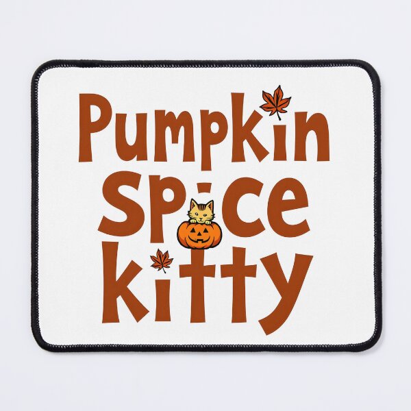 Item preview, pumpkin spice kitty halloween  designed and sold by Panya-Design.