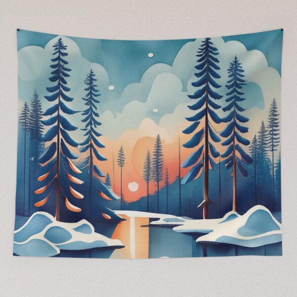 Item preview, Icy Lake Below Mountain Peaks designed and sold by Gustavo Navarro.