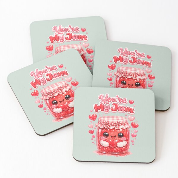 Item preview, You're My Jam - Cute Jam Jar Love | Kawaii Valentine's Day Art designed and sold by Moons Studio.
