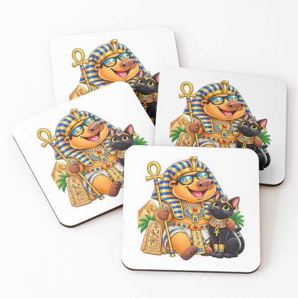 Item preview, Cute Egypt Capybara – Pharaoh Adventure designed and sold by CapybaraTravels.