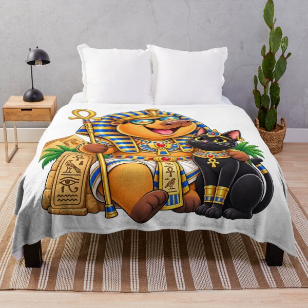 Item preview, Cute Egypt Capybara – Pharaoh Adventure designed and sold by CapybaraTravels.