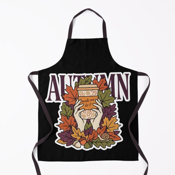 Item preview, Autumn Made Me Do It — Fall Leaves and Coffee designed and sold by TheCalmEdit.