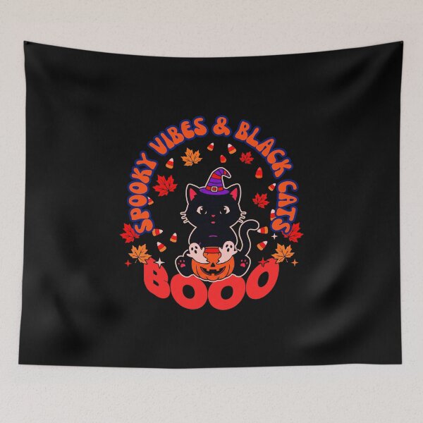 Item preview, Classic, Spooky-Themed Halloween – Black Cat – For Halloween Lovers designed and sold by Thegoldenline.