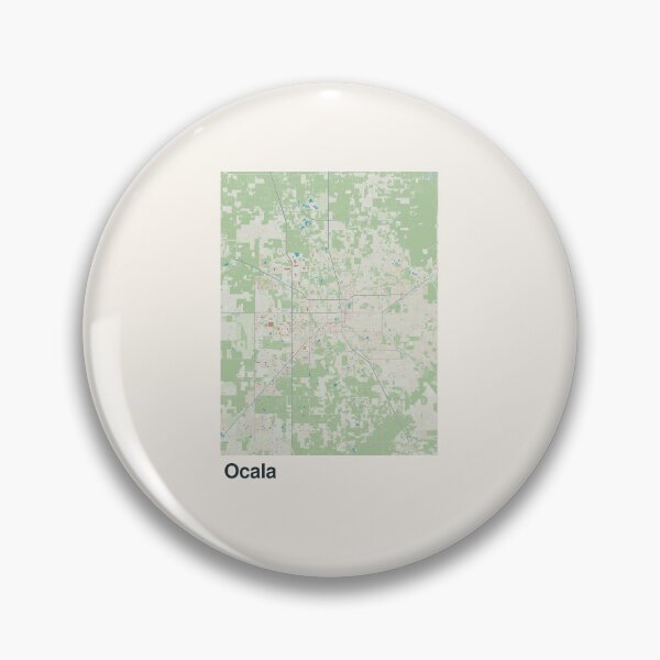 Item preview, Ocala Minimalistic Map Art designed and sold by MapsNerd.