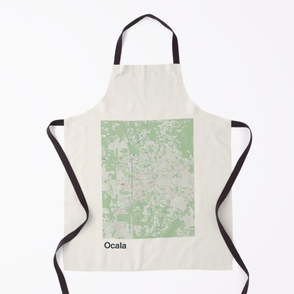 Item preview, Ocala Minimalistic Map Art designed and sold by MapsNerd.