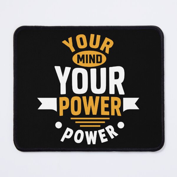 Item preview, Your Mind Your Power Motivational Mindset Typography T-Shirt designed and sold by rejowan-arts.