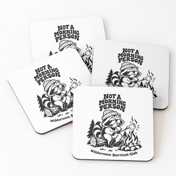Item preview, Not A Morning Person Racoon Vintage designed and sold by Hotfresh.