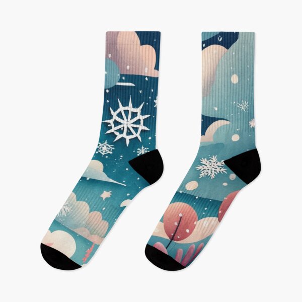 Item preview, Delicate Snowflakes Over Snowy Pines designed and sold by Gustavo Navarro.