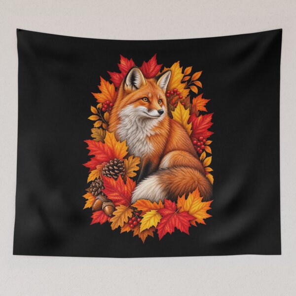 Item preview, Fox Among Fall Leaves designed and sold by RockitBaby.