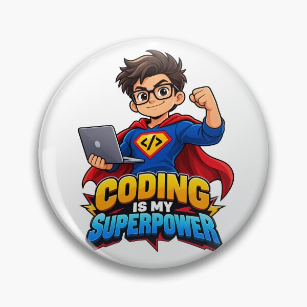 Item preview, Coding Is My Superpower designed and sold by Mystik-Media.
