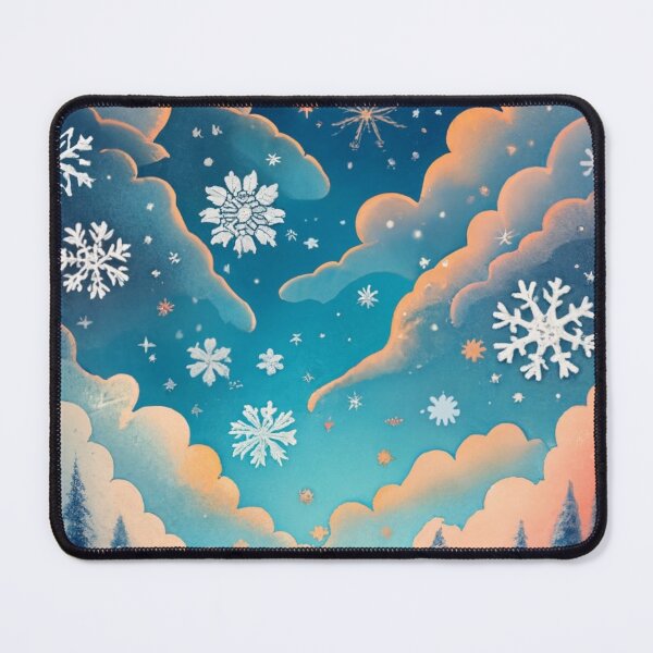 Item preview, Whimsical Snowflakes and Winter Clouds designed and sold by Gustavo Navarro.