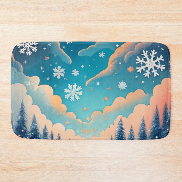 Item preview, Whimsical Snowflakes and Winter Clouds designed and sold by Gustavo Navarro.