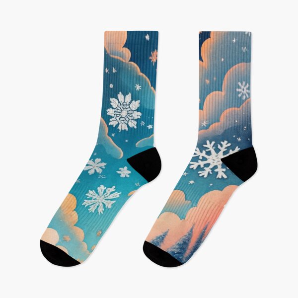 Item preview, Whimsical Snowflakes and Winter Clouds designed and sold by Gustavo Navarro.