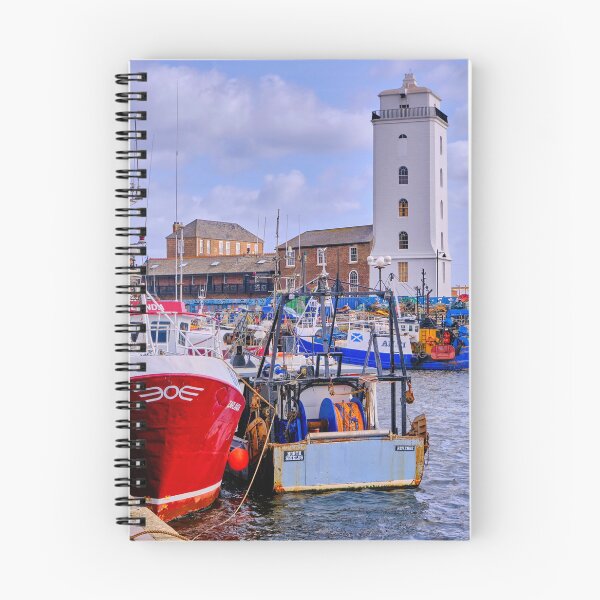 Item preview, North Shields Fish Quay: Colourful Boats, Choppy Waters designed and sold by Violaman.