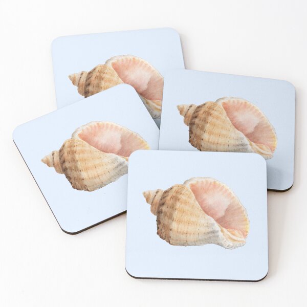 Item preview, Watercolor Rapana Seashell designed and sold by dpesheva-art.
