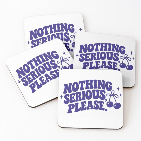 Item preview, Nothing Serious Please Retro Typography designed and sold by MACHDESIGN.