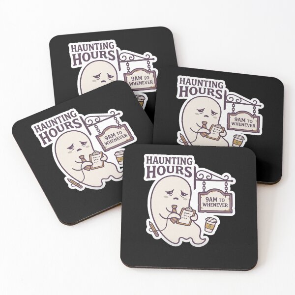 Item preview, Haunting Hours: 9am to Whenever — Funny Work Ghost designed and sold by TheCalmEdit.
