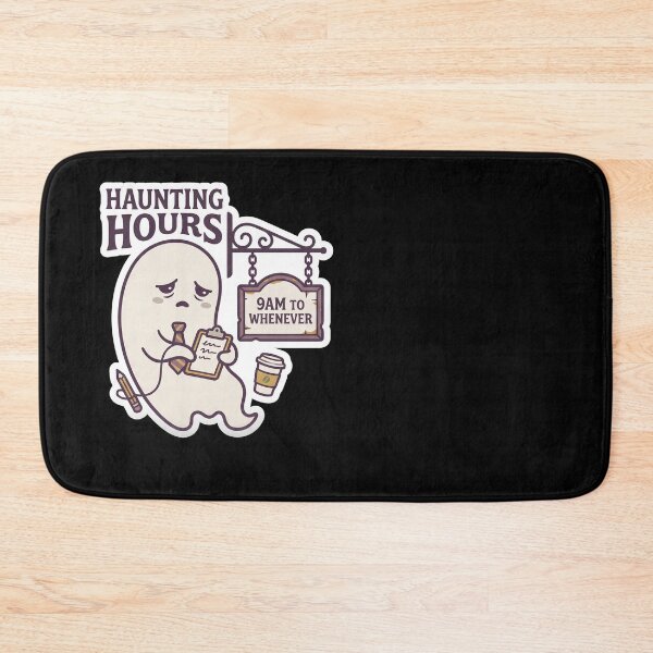 Item preview, Haunting Hours: 9am to Whenever — Funny Work Ghost designed and sold by TheCalmEdit.