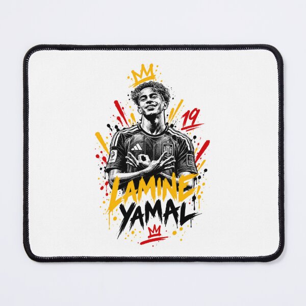 Item preview, Lamine Yamal designed and sold by Elmanaid Football.