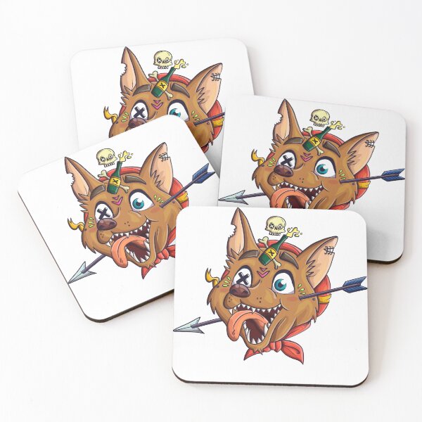 Item preview, Wild Wolf Tattoo Cartoon Illustration designed and sold by artlequin1919.