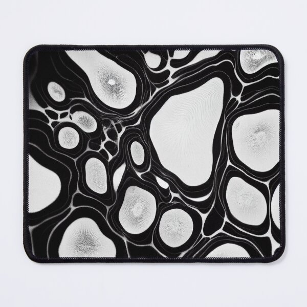 Item preview, Abstract Black and White Fluid Art  designed and sold by shelteredinside.