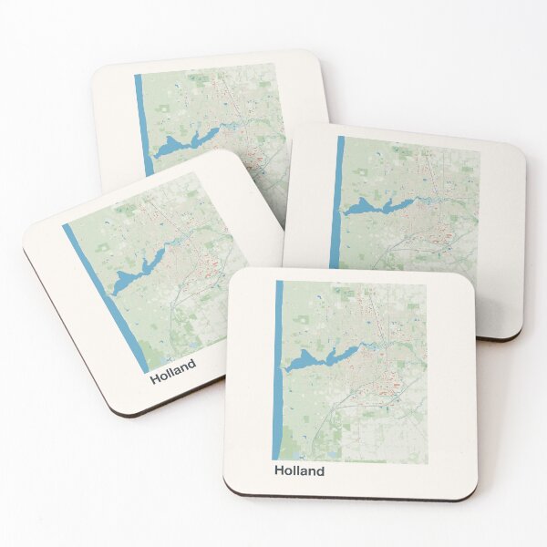 Item preview, Arte minimalista de mapas de Holanda designed and sold by MapsNerd.